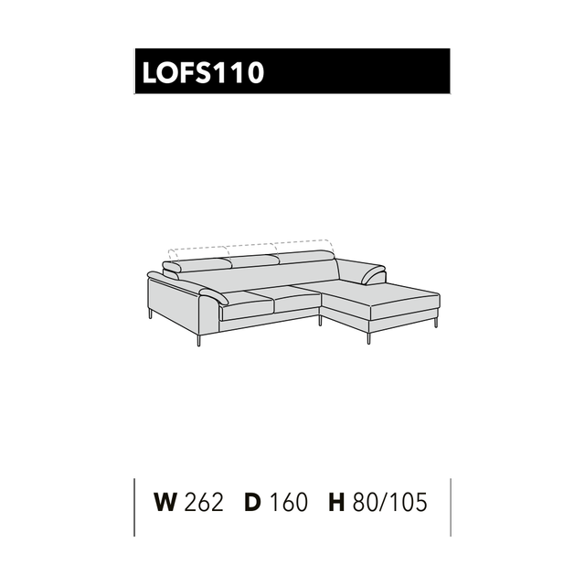 尺寸圖 Loft LOFS 110
