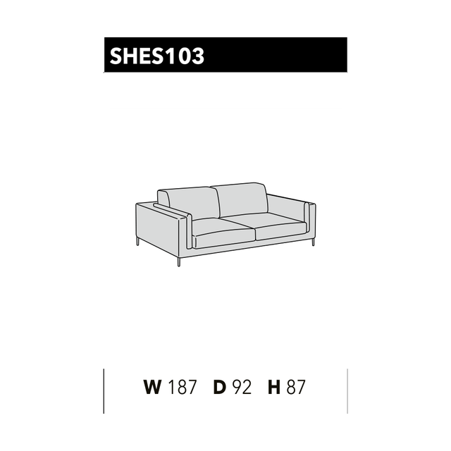 尺寸圖 Sheer SHES 103