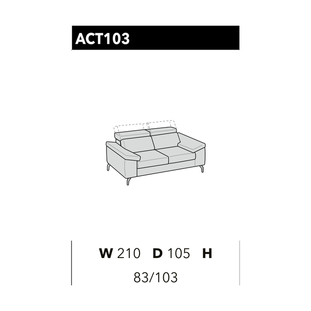尺寸圖 Space ACT 103