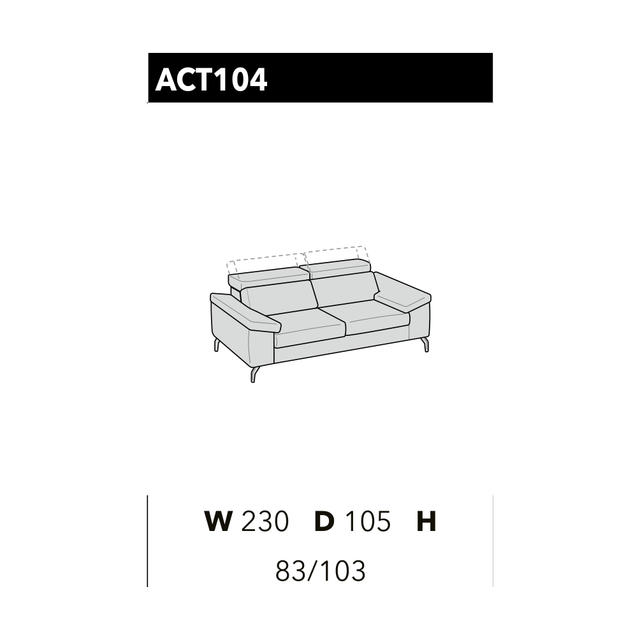 尺寸圖 Space ACT 104
