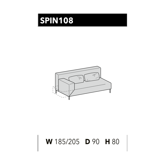 尺寸圖 Spin SPIN 108 + SPIN 110