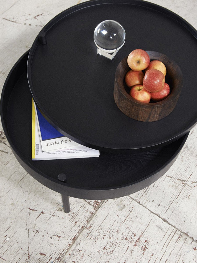 Audo Copenhagen-Turning Table - Black Ash 邊桌