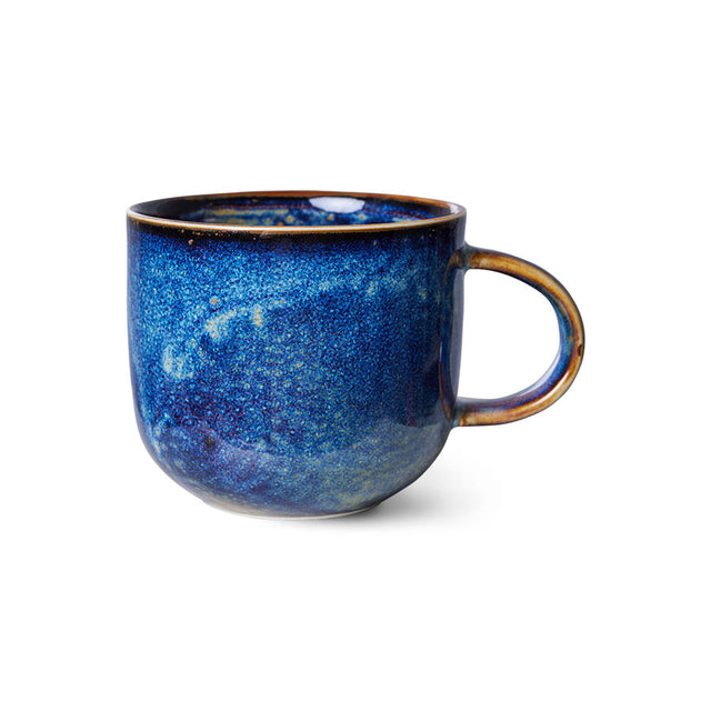 HKliving Chef ceramics: mug rustic blue