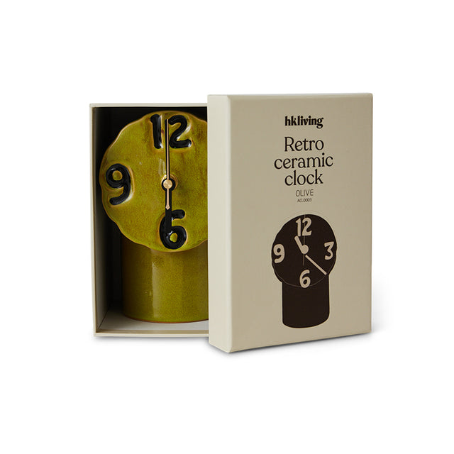 HKliving 時鐘｜Retro ceramic clock