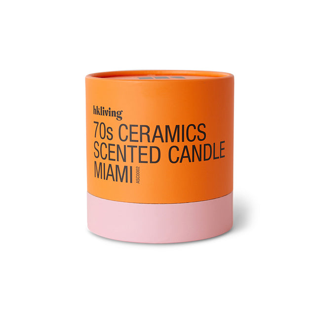 HKliving 香氛｜70s ceramics: scented candle Miami