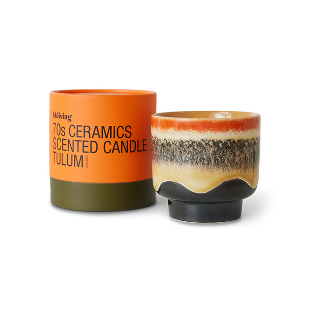 HKliving 香氛｜70s ceramics: scented candle Tulum