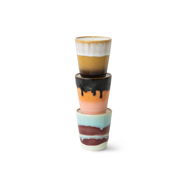HKliving 香氛｜70s ceramics: Christmas special, frost & firewood (set of 3)