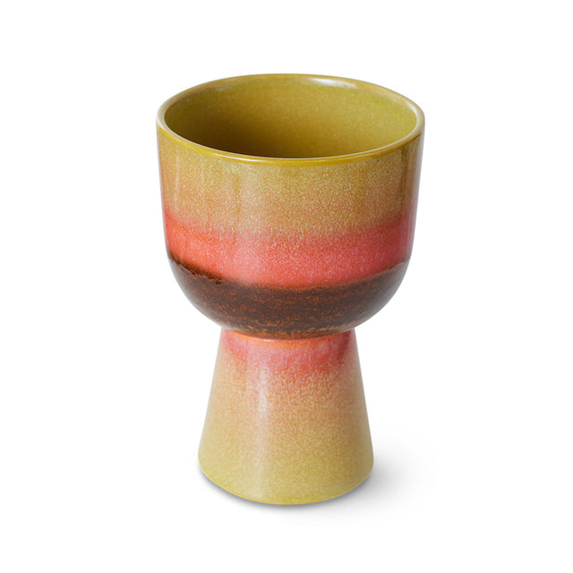 HKliving 花器｜Retro flower pot lime green