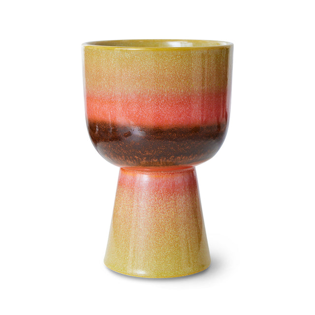 HKliving 花器｜Retro flower pot lime green
