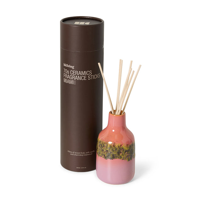 HKliving 香氛｜70s ceramics: fragrance sticks, Miami
