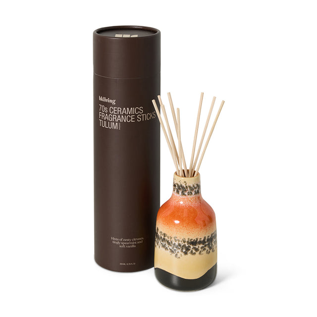 HKliving 香氛｜70s ceramics: fragrance sticks, Tulum