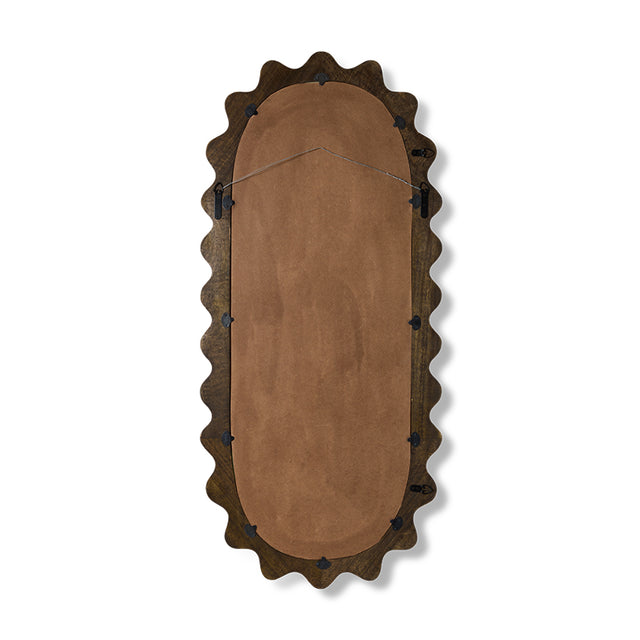 HKliving 鏡子｜Wooden ripple mirror