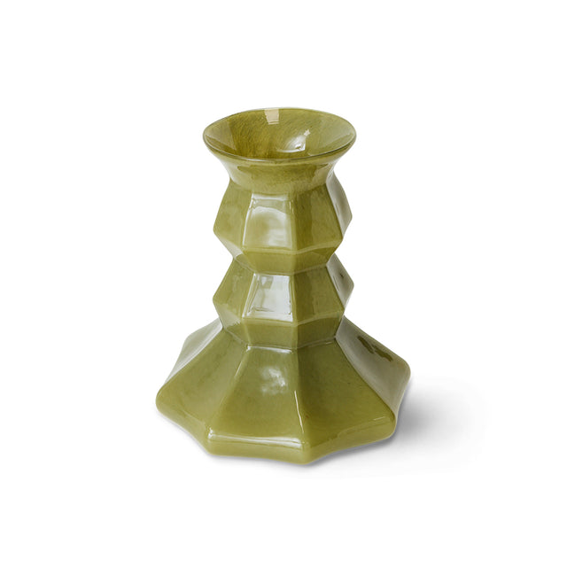 HKLIVING-Silhouette glass vase, green