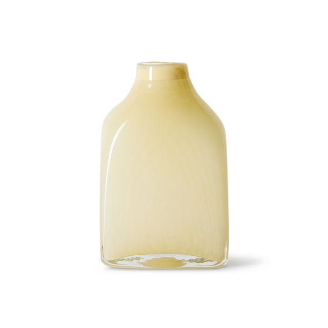 HKLIVING-Atelier glass vase medium, cream