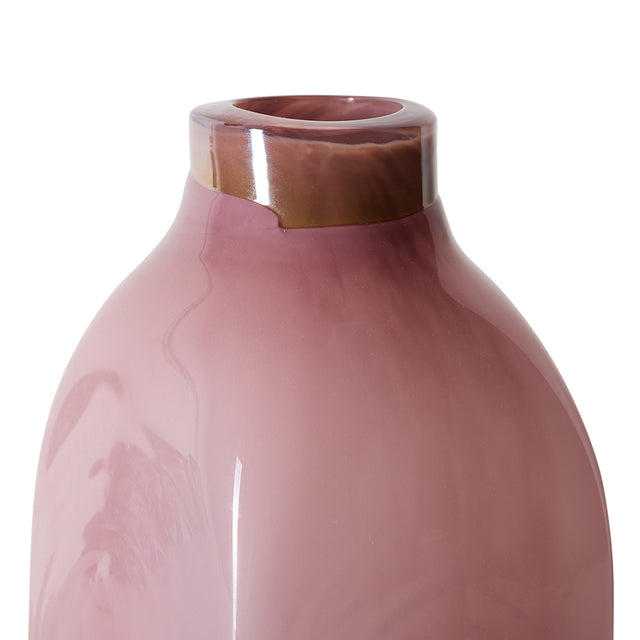 HKLIVING-Atelier glass vase large, pink
