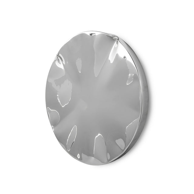 HKliving 擺飾雕塑｜Dent wall sculpture, chrome