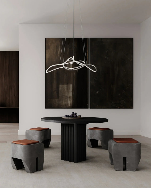 環形托盤,大 - 大地色