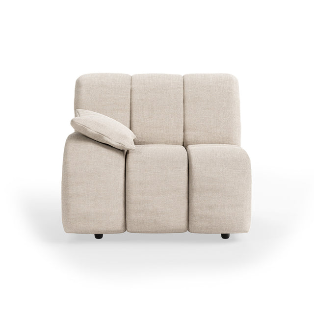 HKliving Wave 模組沙發｜Wave couch: element left low arm