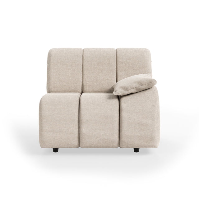 HKliving Wave 模組沙發｜Wave couch: element right low arm
