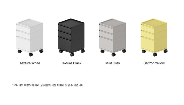 Rareraw-ECKE Trolley Bộ 3 tầng LOW (Drawer M×1 + Drawer S×2)
