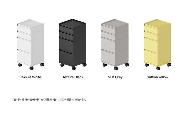 Rareraw-ECKE Trolley ชุด 4 ชั้น (Drawer M×2 + Drawer S×2)