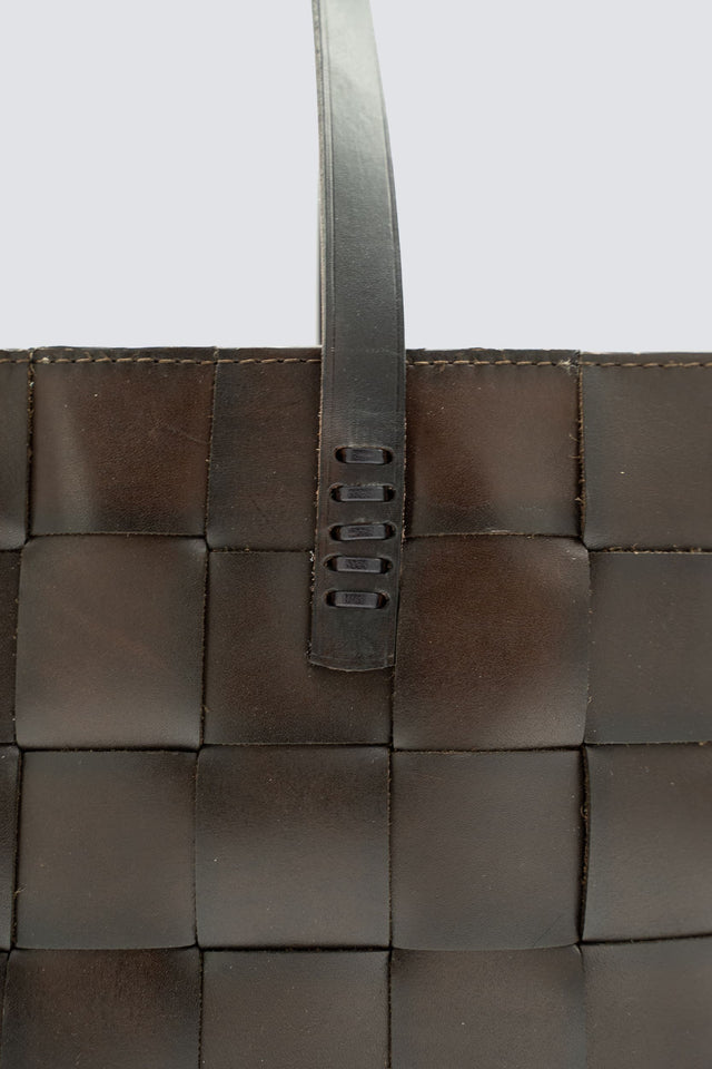 DRAGON DIFFUSION-8151 JAPAN TOTE (FLAT LEATHR HANDLES)