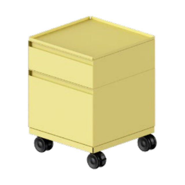 Rareraw-ECKE Trolley 二層組合 (Drawer M×1 + Drawer S×1) Saffron Yellow 舒芙蕾黃