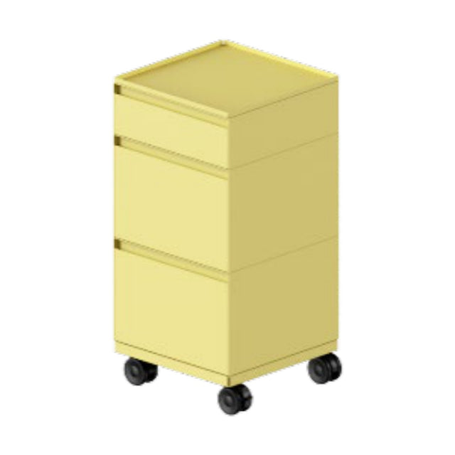 Rareraw-ECKE Trolley 三層組合 HIGH (Drawer M×2 + Drawer S×1) Saffron Yellow 舒芙蕾黃