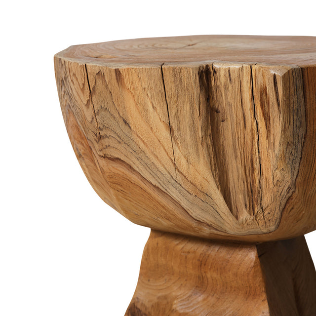 HKliving 凳｜Arched wooden stool