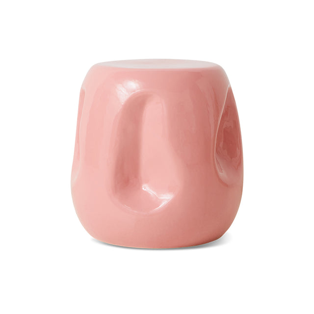 HKliving 邊桌｜Currents ceramic side table coral