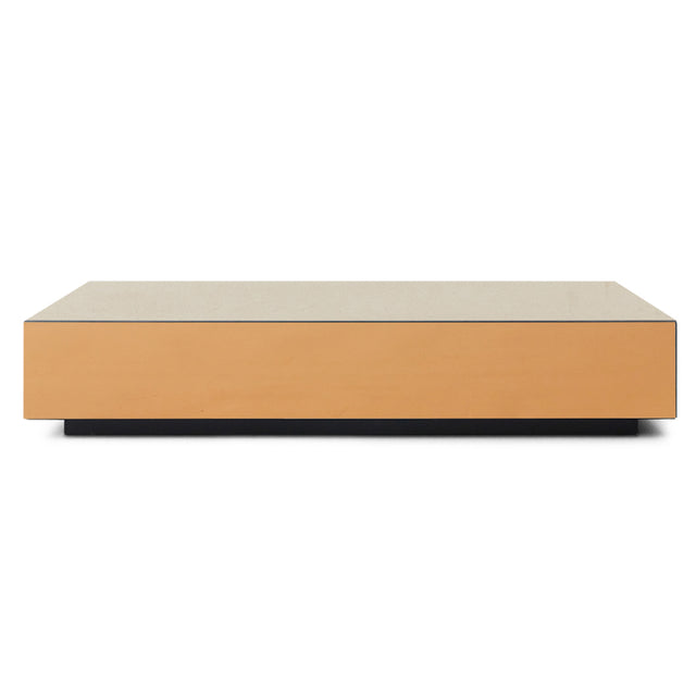 HKliving 邊桌｜Mirror block coffee table smokey brown (80x55cm)
