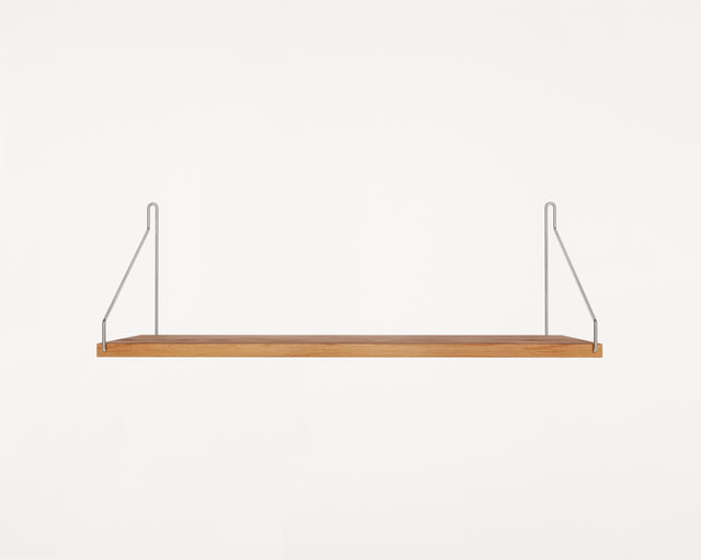FRAMA-Single Shelf 層架 FRAMA-Shelf-Natural_Oak-D20-W60-Steel_Bracket-Packshot-1.tif