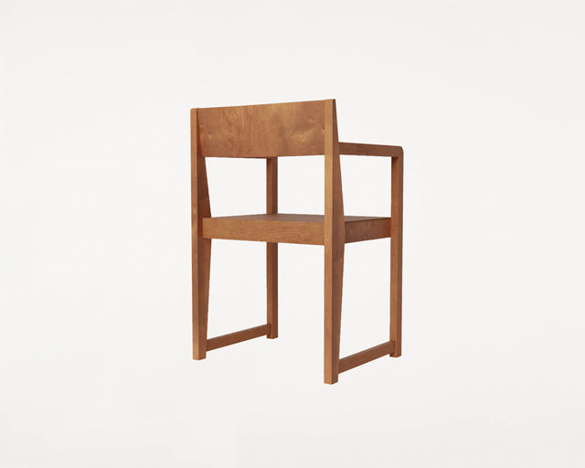 FRAMA-Armrest Chair 01 扶手椅 FRAMA-Chair-01-Armrest-Warm Brown-Packshot-03.tif