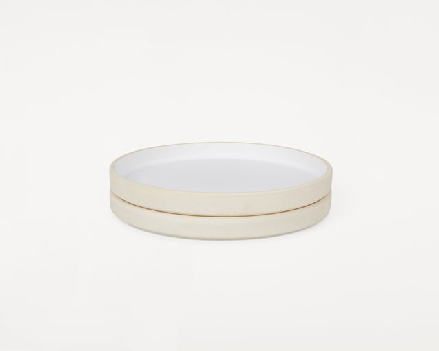 FRAMA-Otto Ceramic Plate Set of Two 餐盤 FRAMA Otto Stoneware Plate S White Packshot 2.tif