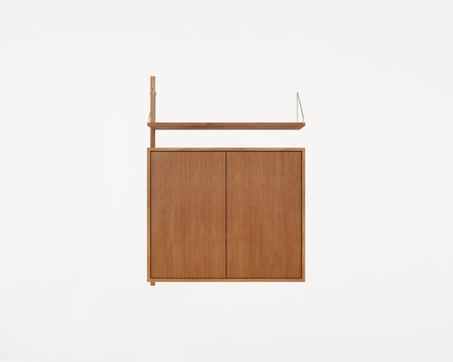 FRAMA-Shelf Library Medium Cabinet Section 櫃 Frama-Shelf-Library-H1148-Cabinet-M-Section-Natural-Add-on-Packshot-1.tif