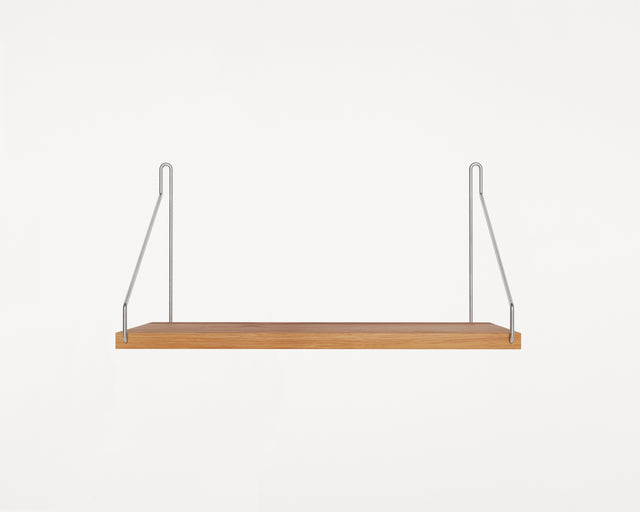 FRAMA-Single Shelf 層架 FRAMA-Shelf-Natural_Oak-D20-W40-Steel_Bracket-Packshot-1.tif