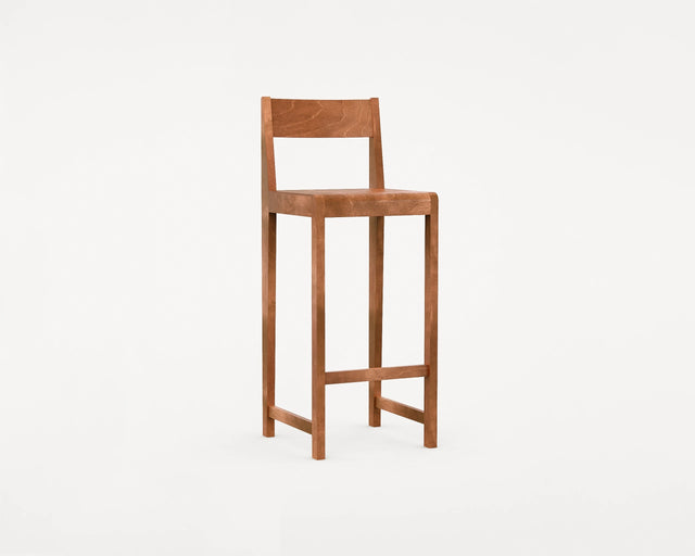 FRAMA-Bar Chair 01 吧台椅 FRAMA-Bar-Chair-01-H76-Warm-Brown-Packshot-01.tif