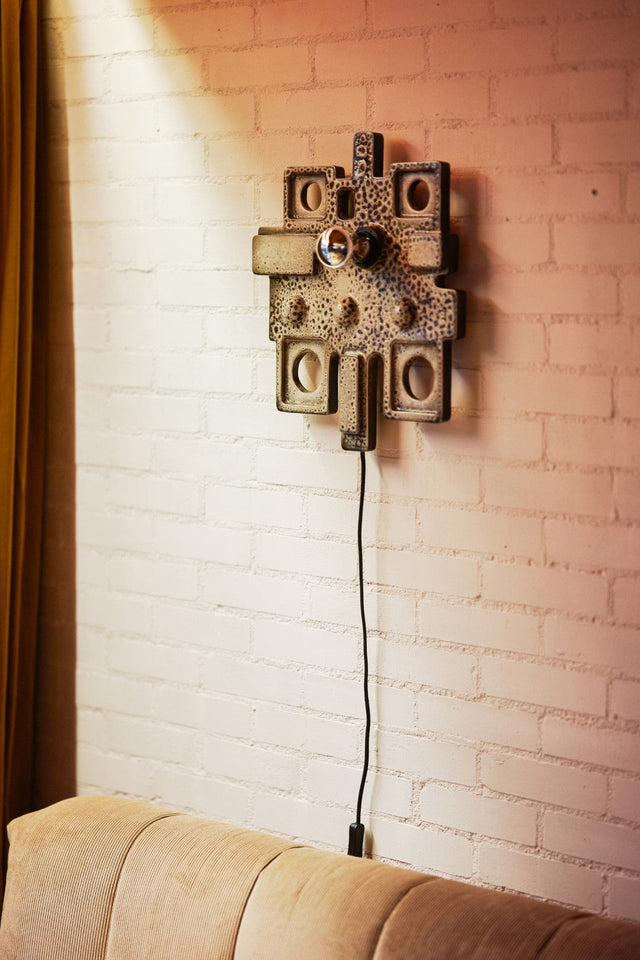 HKliving 壁灯｜Ceramic relief wall lamp