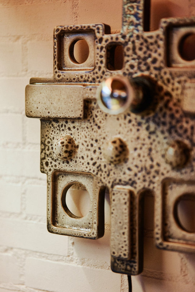 HKliving 壁灯｜Ceramic relief wall lamp