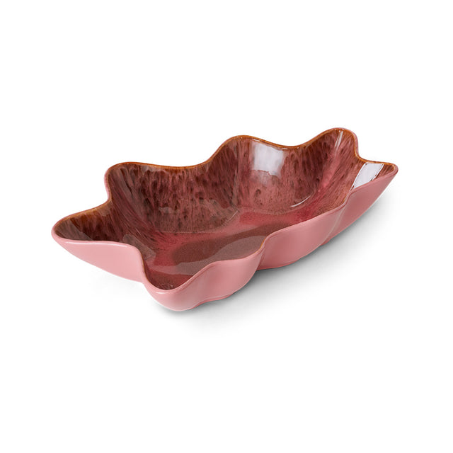 HKliving 贝壳 大碗 coral (Shell serving bowl coral)