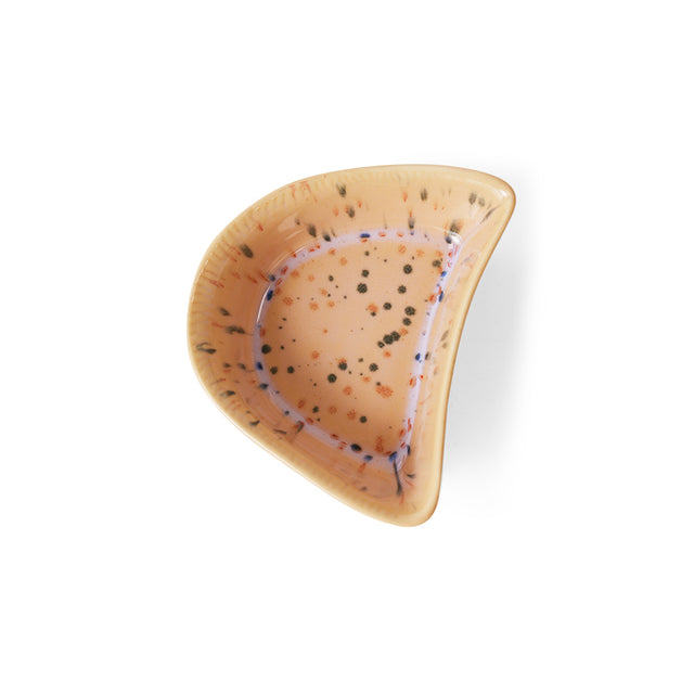 HKliving Shell tapas bowl speckled 單色