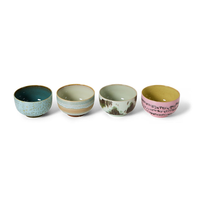 HKliving 70年代陶瓷 拉面碗组 (4入) (70s ceramics: noodle bowls (set of 4))