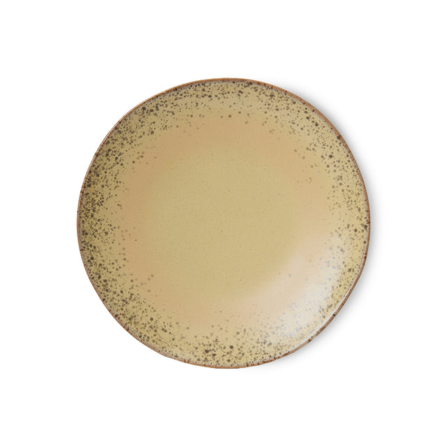 HKliving 70年代陶瓷 餐盘组 (2入) (70s ceramics: dinner plates (set of 2))