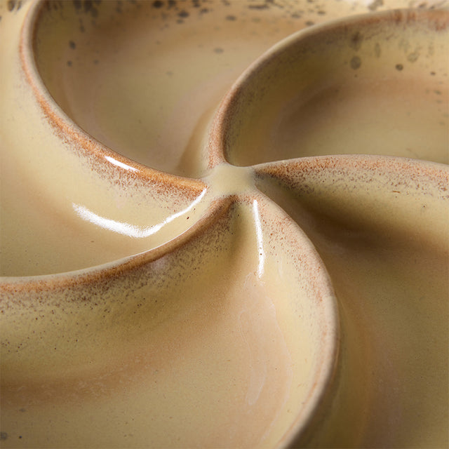 HKliving 70年代陶瓷 点心盘 (70s ceramics: snack tray)