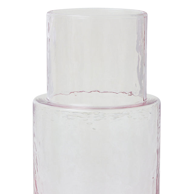 HKliving 玻璃杯器｜Tube carafe blush