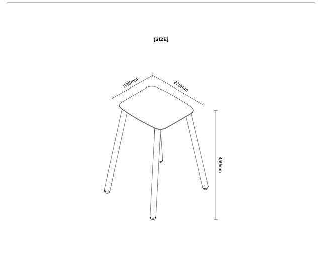 Rareraw-PIN STOOL