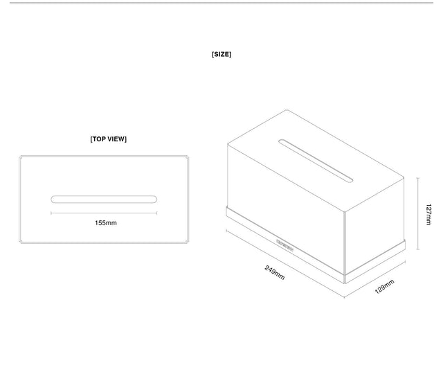 STANDARD TISSUE CASE L (loại hộp)
