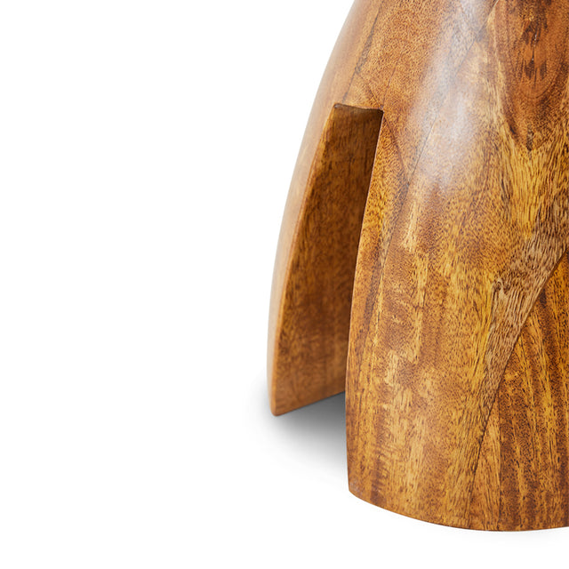 HKliving 凳｜Wooden stool chestnut