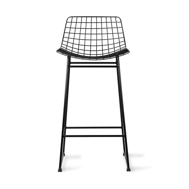 HKliving 凳｜Wire bar stool black