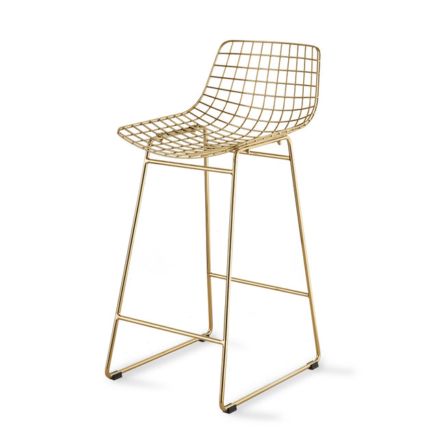 HKliving 凳｜Wire bar stool black